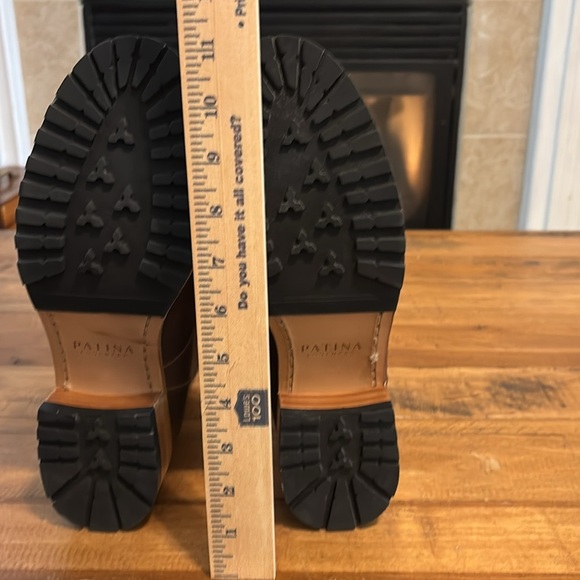 Portland Leather Brown Lace up Heeled Boots - Picture 9 of 10